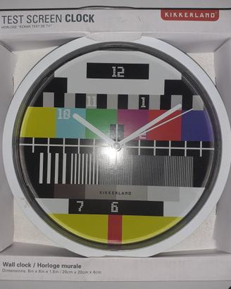 Orologio da parete multicolore