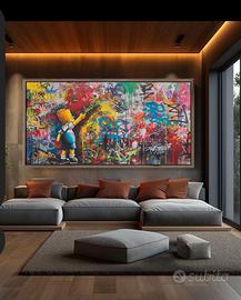 Quadro arte moderna originale.Artista Dine Chanima