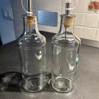 Set 2 oliere in vetro usate poco