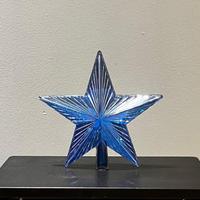 Addobbi di natale blu e grigi 