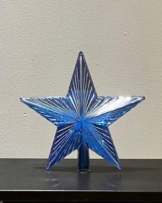 Addobbi di natale blu e grigi 
