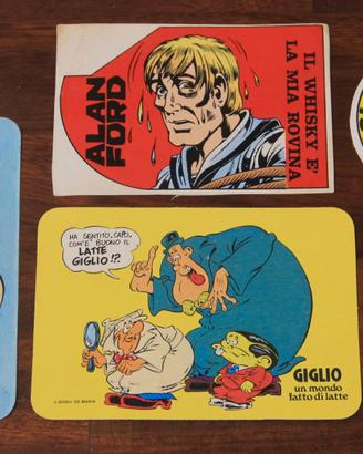 Adesivi Nick Carter latte Giglio anni 80