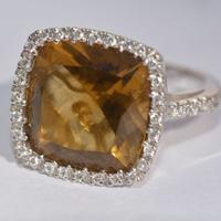 Anello firmato Zacca, Oro 18kt 30 diamanti bianchi