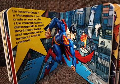 Libro Superman + Astuccio Portapenne Spider-Man