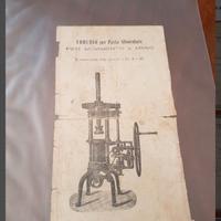 Torchio per pasta alimemtare primi del 900