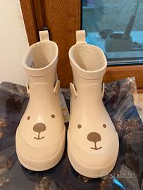 Scarpe stivali in gomma calosce tg. 25 h&m bimbo