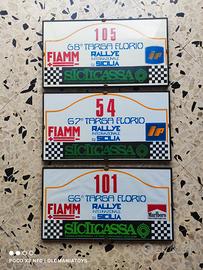 TARGA FLORIO RALLY DI SICILIA MANIFESTO 66° 67° 68