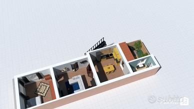 Singola + Cortile E Terrazza Santa Venerina Linera