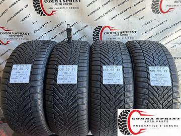4 PNEUMATICI 235/55 R17 PIRELLI INVERNALI 80%