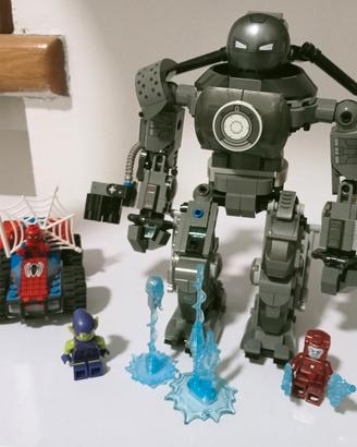 lego iron man+ spiderman 