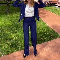 Tailleur royal blu