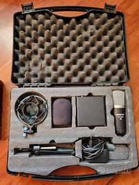 Microfono + accessori (asta+filtro antipop)