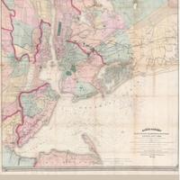 Mappa incorniciata di New York e…dintorni