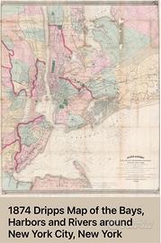 Mappa incorniciata di New York e…dintorni