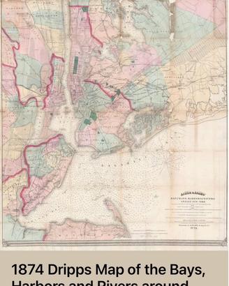 Mappa incorniciata di New York e…dintorni