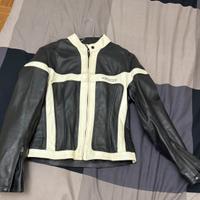 Giacca moto donna in pelle Spyke taglia M