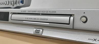 LETTORE CD MP3 JVC DVD DIVX SONO RO ECCELLENTE+TEL