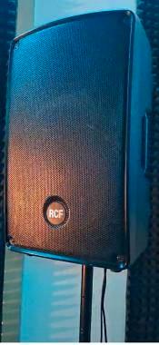Coppia casse amplificate RCF HD12  1400 WATTS RMS