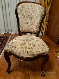 4 sedie da salotto fine '800