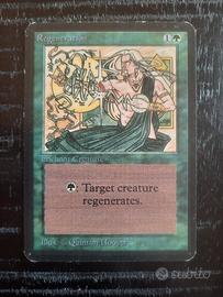 Carta magic the gathering Regeneration alpha 