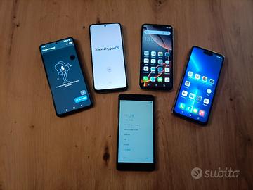 Lotto 5 Smartphone 4g - 5g con difetti Leggi bene