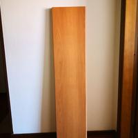 Mensola legno truciolato ciliegio 120x25cm