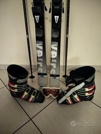 Sci Salomon e scarponi Dolomite