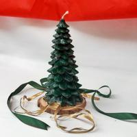 Centrotavola Abete🌲 candela prof verde h 18 cm+🎁