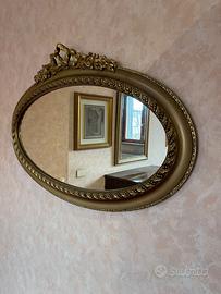 Specchiera d'orata a foglia d'oro