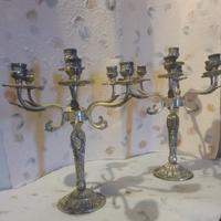 Coppia di candelabri vintage 