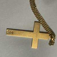 Catenina oro 18kt + crocifisso