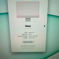 Apple Imac - 24" - M1 - 2021 - Grigio Siderale