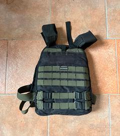 Gilet Tattico Zavorrato PICSIL INGOT - Nylon, 22 Tasche Per Pesi, Chiusura Magnetica, Unisex