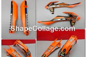 KIT PLASTICHE KTM EXC F 250 2018 2019 EX-C 250F