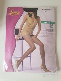 Lotto 6 paia collant  Levante Action 15 den Tg. 3