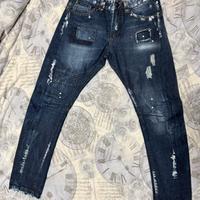 Jeans da uomo straight fit Philipp Plein taglia 31