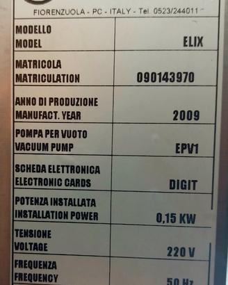 Macchina per sottovuoto
