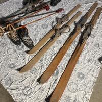 Sci in legno vintage
