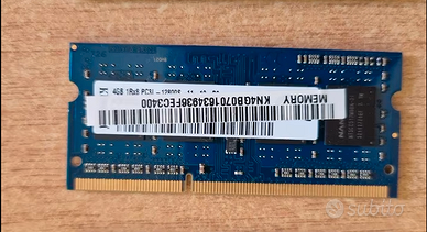 Ram Kingston 4 GB SO-DIMM PC3L-12800s (DDR3-1600)