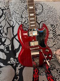 Chitarra Epiphone SG '61 Maestro Vibrola Cherry