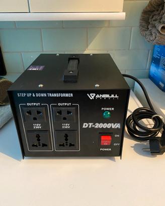 Anbull Trasformatore 110V 220V DT Step Up Down