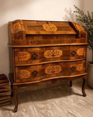 Elegante mobile cassettone a ribalta in legno
