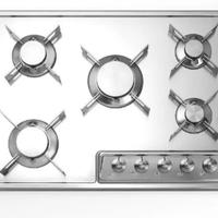 Piano cottura ALPES INOX 5 fuochi