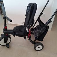 Trike pieghevole per bambini, triciclo passeggino