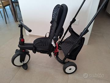 Trike pieghevole per bambini, triciclo passeggino