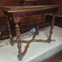 Tavolo intarsiato antico '800