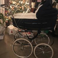 Carrozzina Inglesina Classica ruote grandi culla
