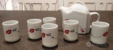SET PORCELLANA San Valentino Kiss me
