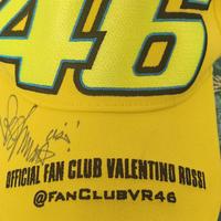 Cappello Valentino Rossi autografato a mano COA 