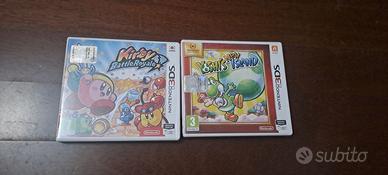 lotto 2 giochi Yoshi new worl kirby Battle Royale 